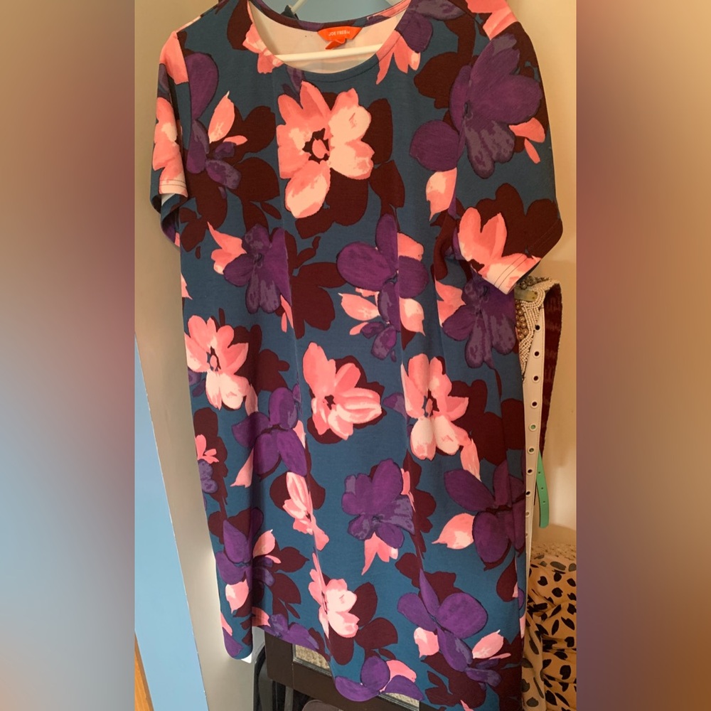 JOE FRESH FLORAL DRESS 22.5” PTP